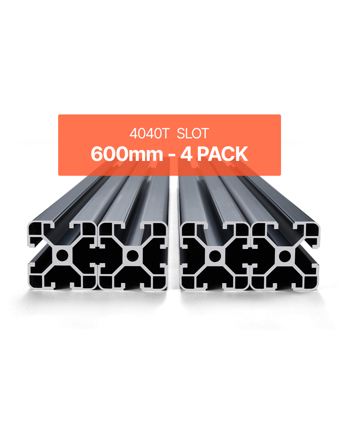Aluminum T-Slot Profile - SucceBuy 4 Stück 600mm/1000mm T-Nut 4040