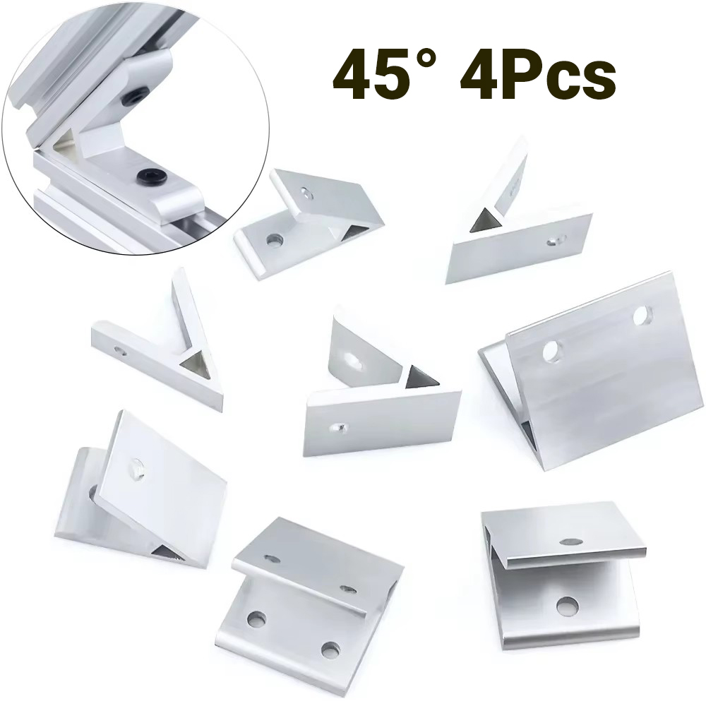 4 Stück 45-Grad-Winkel-Eckwink – Aluminum T-Slot Profile Bewertung und Preis