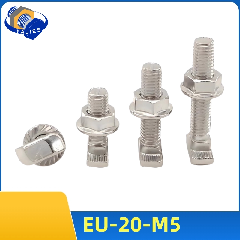 10 Sets M5 T-Bolzen-Schrauben  – Aluminum T-Slot Profile Bewertung und Preis